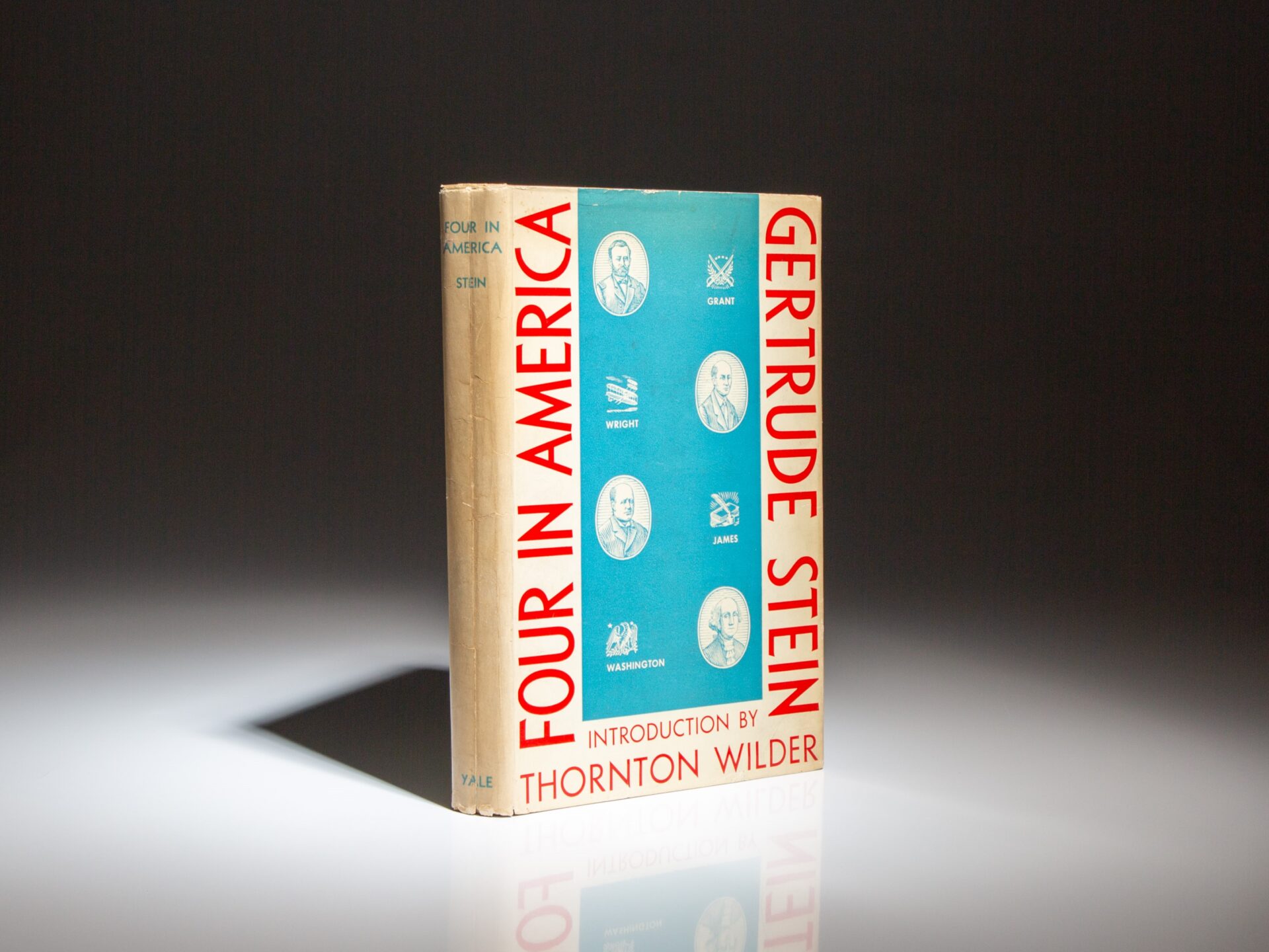 The first edition, first printing of Four in America by Gertrude Stein.