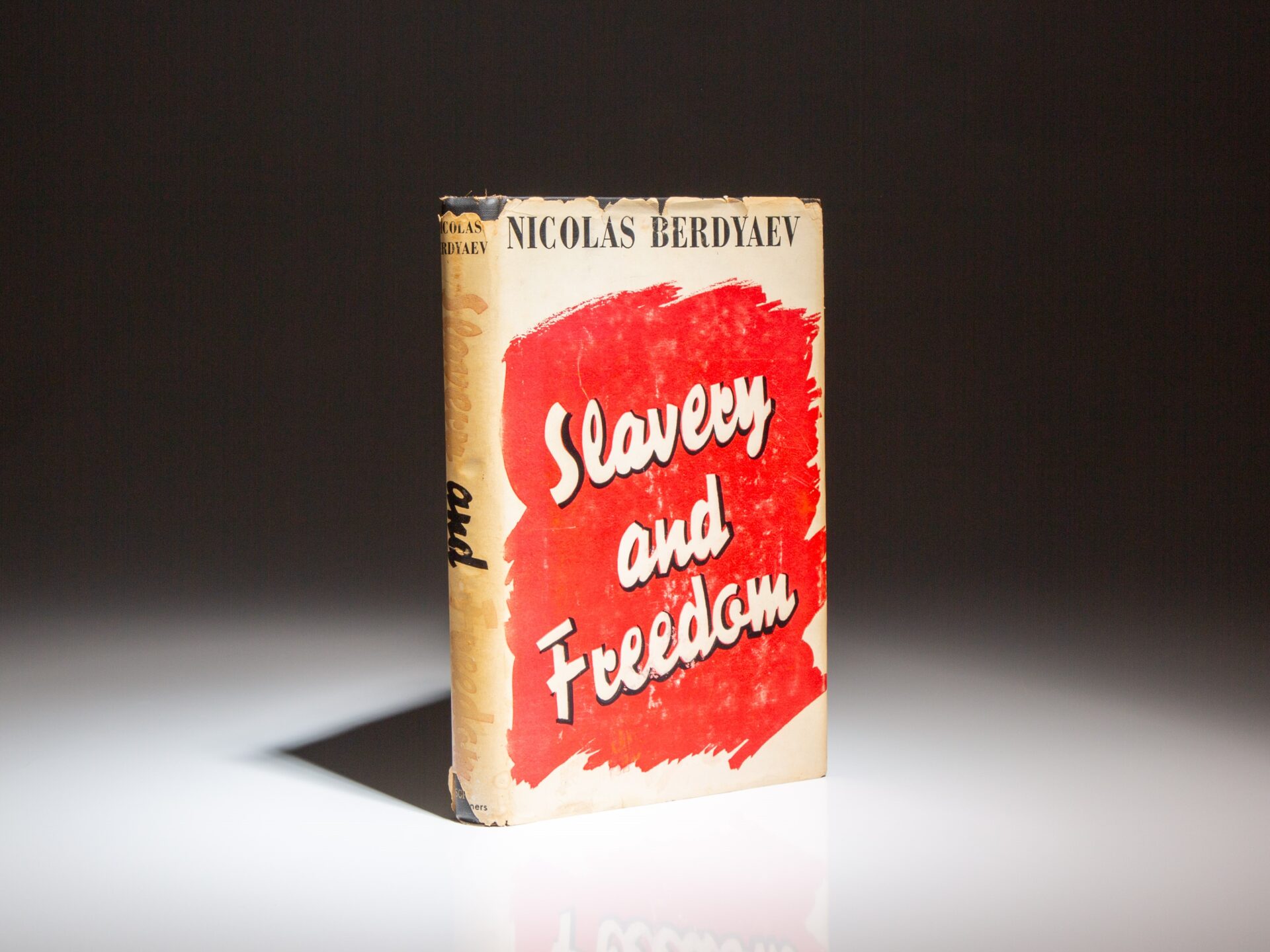 The first American edition of Slavery and Freedom by Nicolas Berdyaev, in a scarce dust jacket.