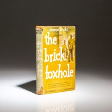 First edition, first printing of The Brick Foxhole by Richard Brooks.