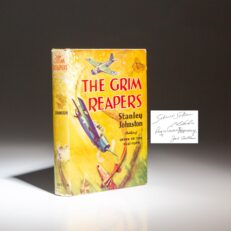 The first edition, first printing of The Grim Reapers by Stanley Johnston, signed by six WWII fighting aces.