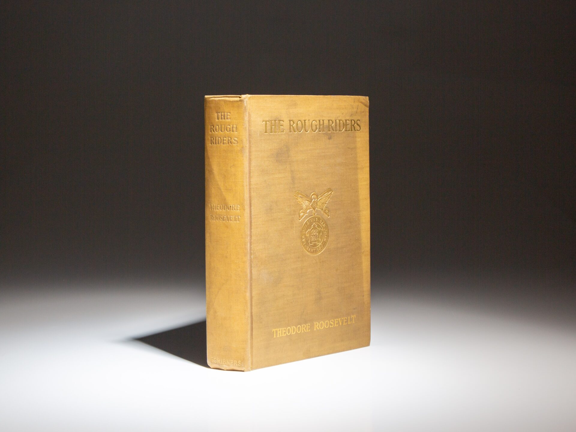 First edition of The Rough Riders by Theodore Roosevelt.