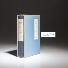 The signed limited edition of Theophilus North by Thornton Wilder, his final novel.