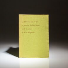 The first edition of A Primitive Like an Orb by Wallace Stevens, a limited edition of 500 copies, with drawings by Kurt Seligmann.