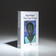 The first U.K. hardcover edition of The Color Purple by Alice Walker, published in 1986.