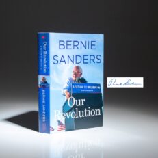 The signed first edition, first printing of Our Revolution by Bernie Sanders.