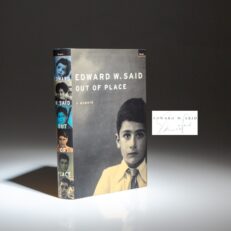 Signed first edition of Out of Place: A Memoir by Edward W. Said.