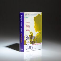 The first U.K. edition of Bridget Jones's Diary by Helen Fielding.