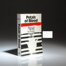 Signed early paperback edition of Petals of Blood by Ngũgĩ wa Thiong'o.