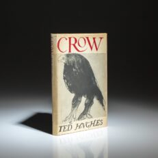 The first American edition, first printing of Crow by Ted Hughes.