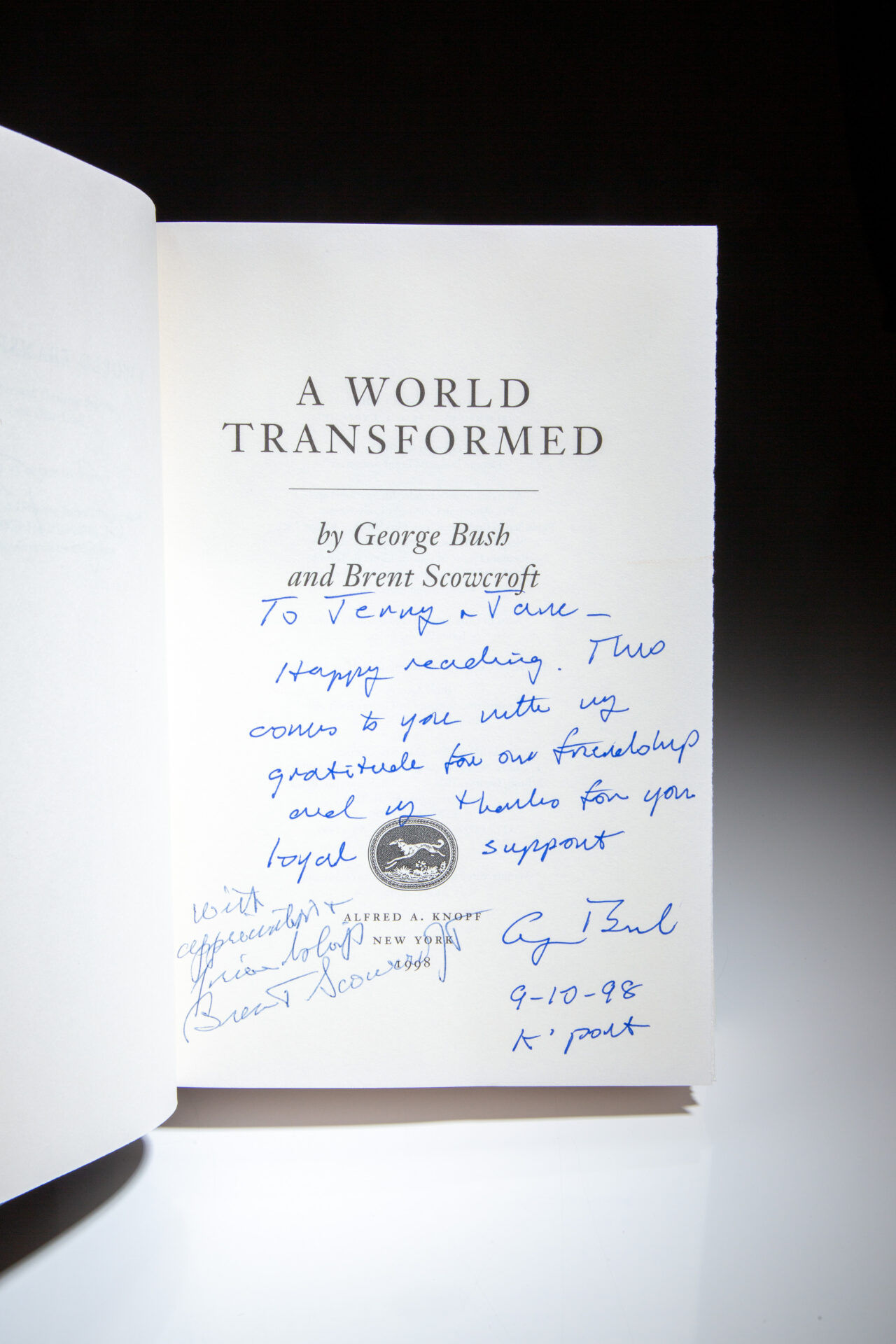 A World Transformed - The First Edition Rare Books
