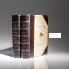 The deluxe limited edition of In Darkest Africa, one of 250 copies, signed by Henry M. Stanley.