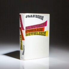 First edition of Slouching Towards Bethlehem by Joan Didion, in the first state dust jacket.