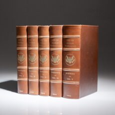 The first English edition of The Life of George Washington by John Marshall, complete with all maps and plates.